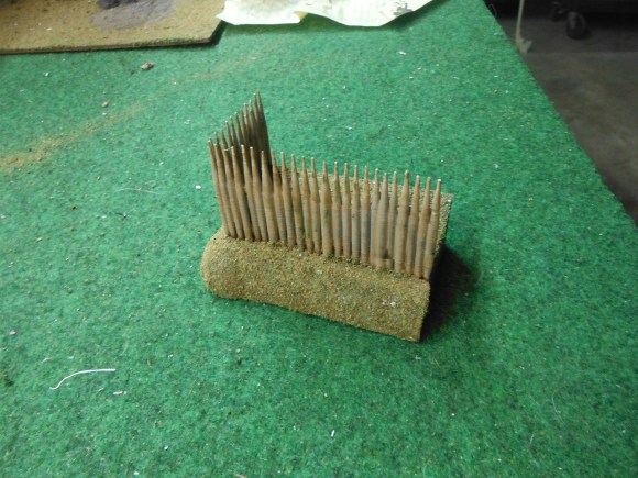 Some examples of 3d printed Roman Wooden Border Wall&nbsp;Sections